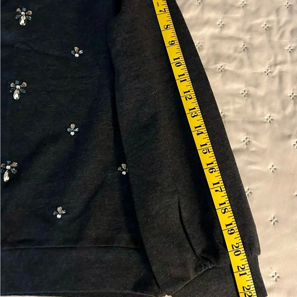 J.Crew Embellished Sweatshirt Size XS New With Tags! - Picture 5 of 10